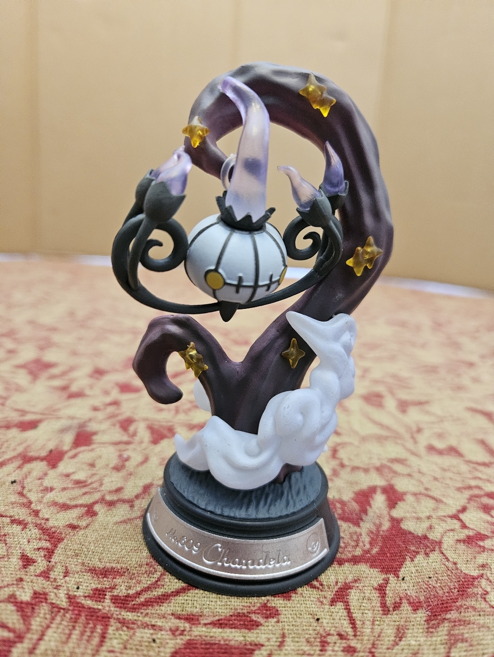 Chandelure Chandela Pokemon Swing Vignette Collection Figure RE-MENT 2021 4.3in